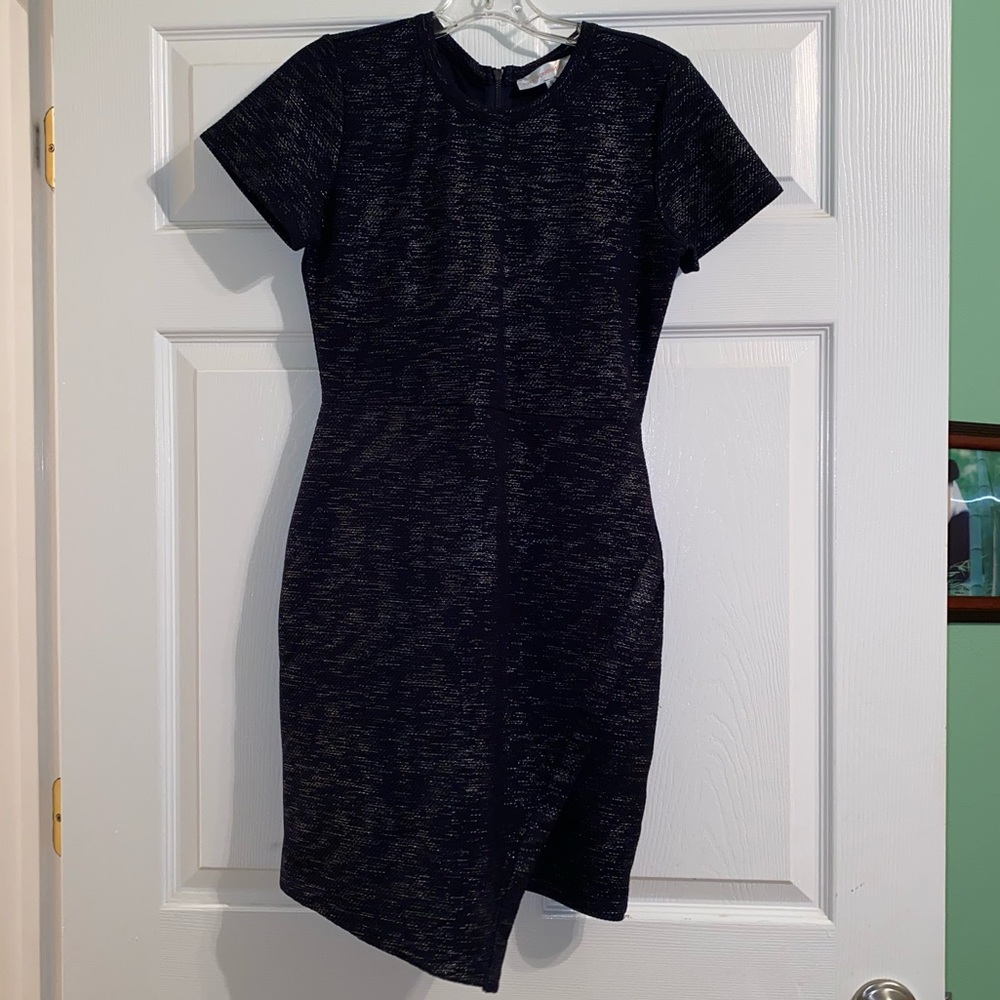 Luxe Apothetique Blue and Silver Shimmer Dress